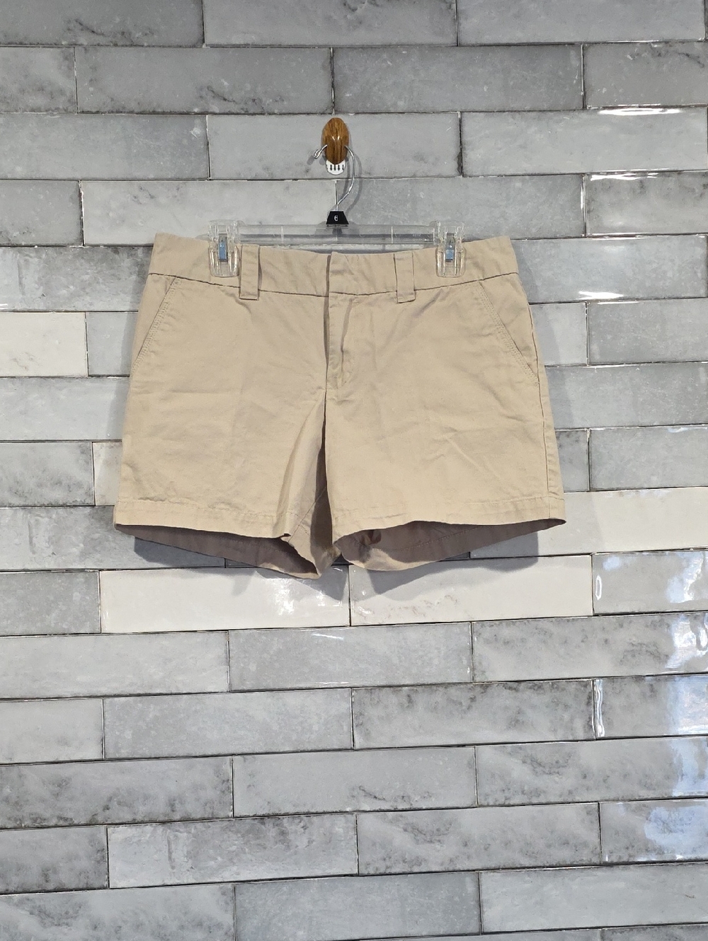 Tommy Hilfiger Women's Khaki Chino Bermuda Shorts Size 10